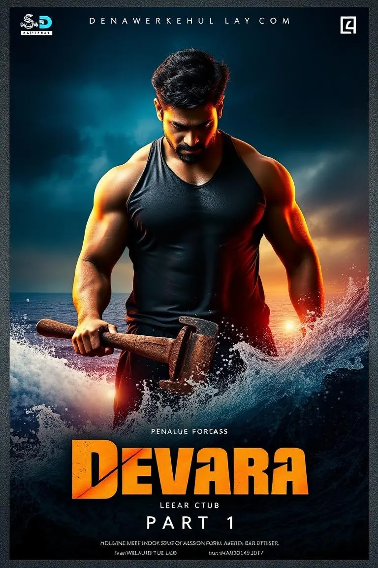 Devara Part 1 Telugu movie poster cover