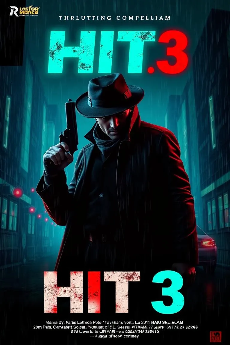 HIT 3 Telugu movie poster cover